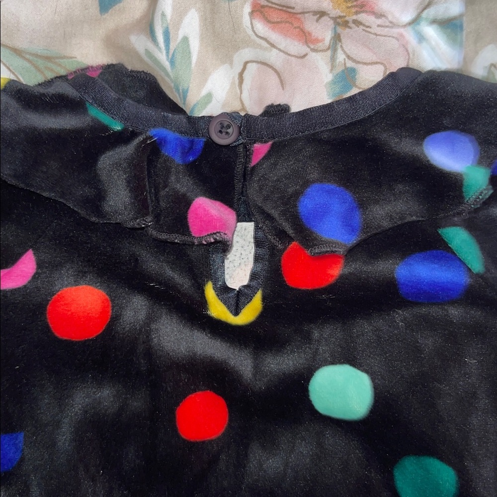 Hanna Andersson Velour Polka Dot Dress🎉👗 - Picture 6 of 7